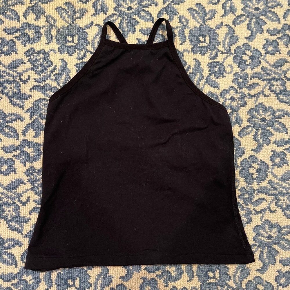 Beyond Yoga High Neck Tank Top with Built In Bra